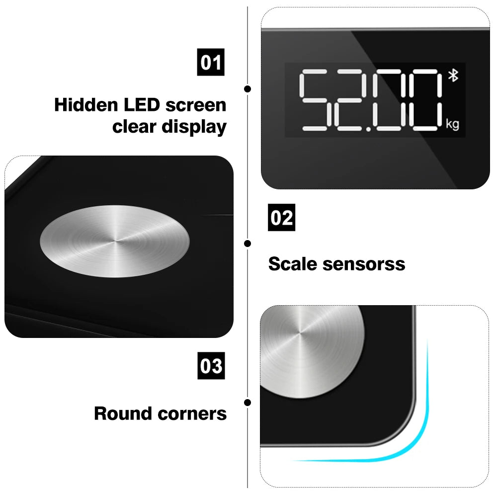 INSMART Bluetooth Smart Body Scale