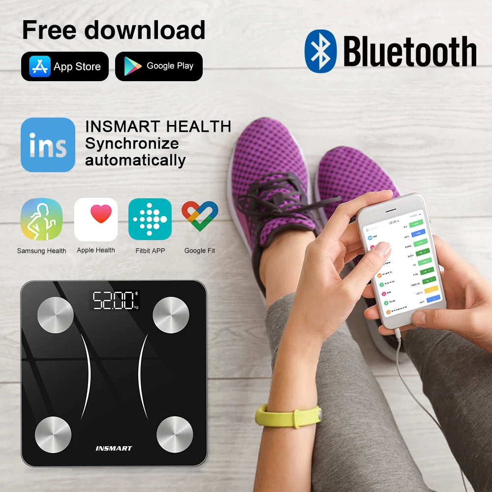 INSMART Bluetooth Smart Body Scale